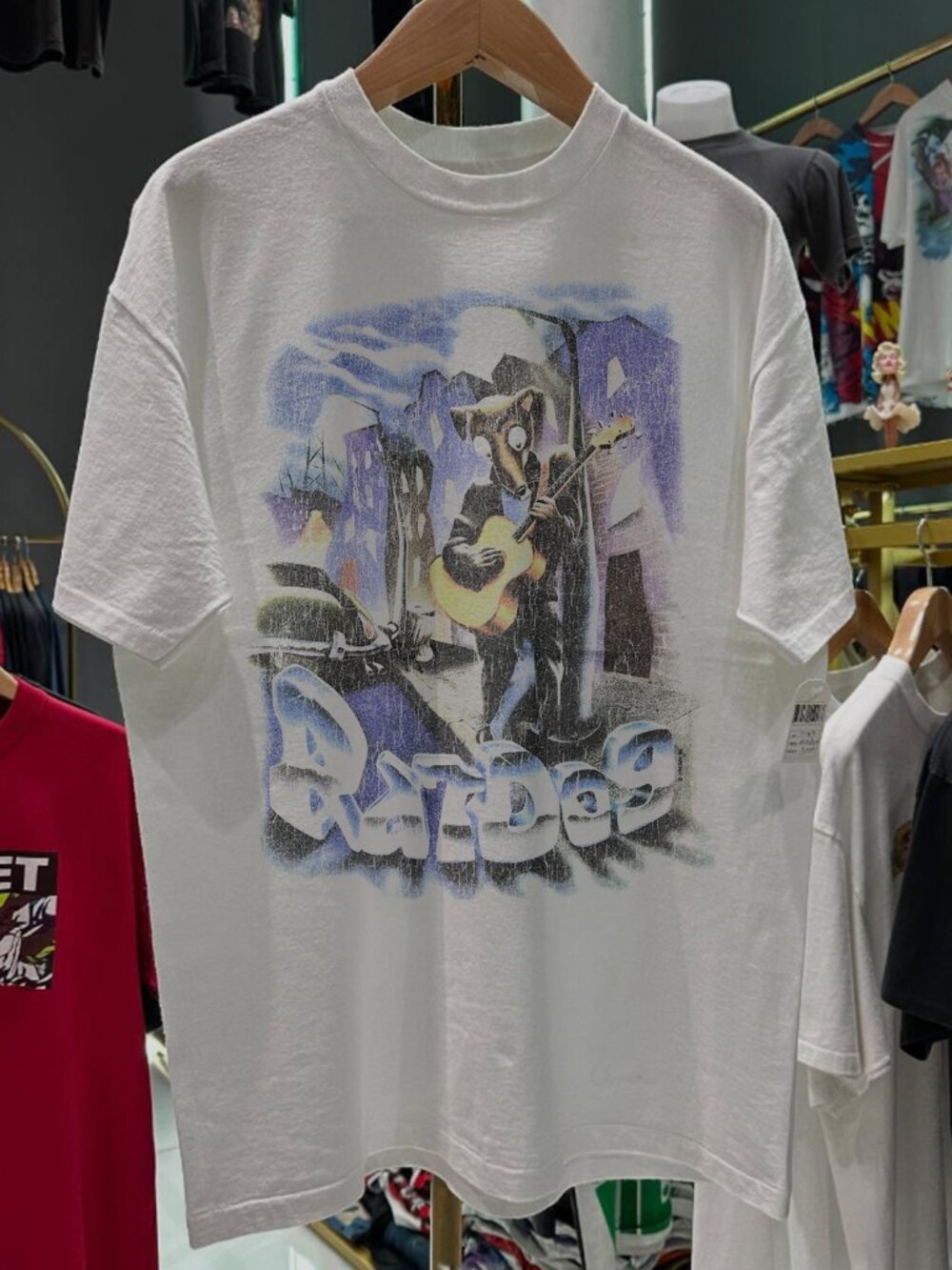 1996 Ratdog Furtherfest 96 Rare White T-Shirt